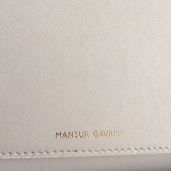 Mansur Gavriel white tote with navy interior - Picture 2 of 4