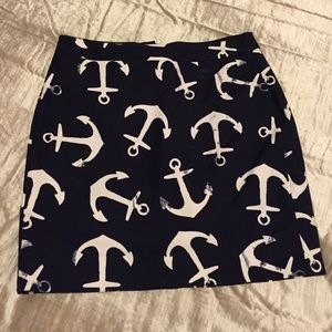 J Crew Anchor Skirt