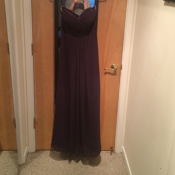 Bill Levkoff size 8 dark purple dress