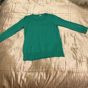 J Crew 3 Quarter Sweater