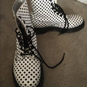 Polka Dot Dr Martens