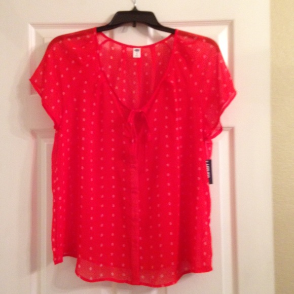 NWT Coral Blouse
