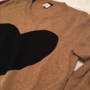 Jcrew Heart Graphic Sweater