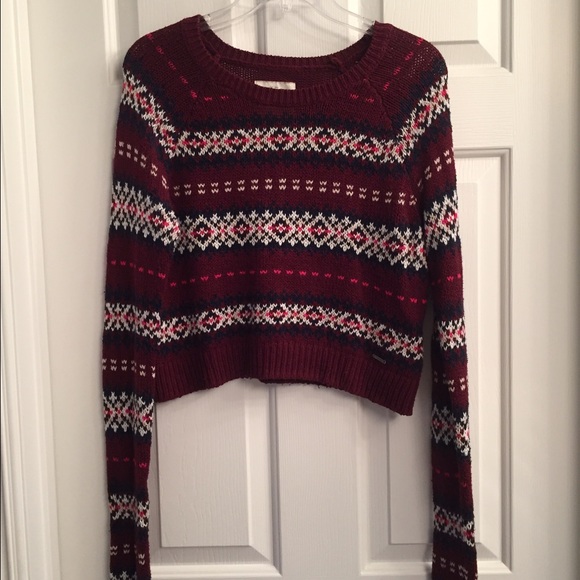 long sleeve holiday sweater- abercombie & fitch