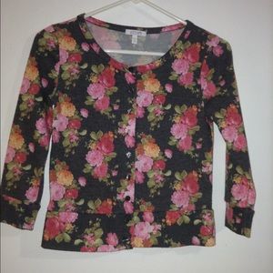 dELiA*s - Size XS Floral Sweater