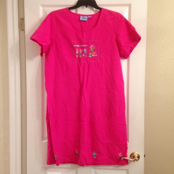 Pink Long summer dress