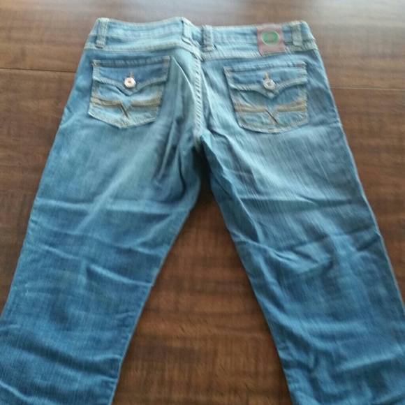 Cuffed Blue Jeans - Picture 3 of 4