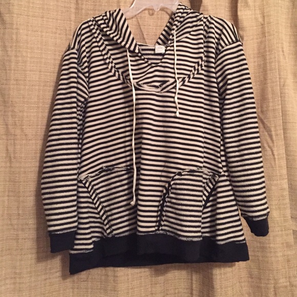 Distressed styled hoodie