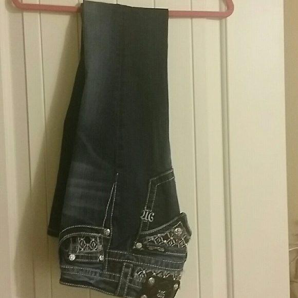 Miss me dark blue jeans