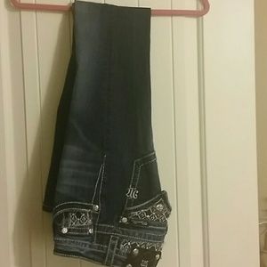 Miss me dark blue jeans