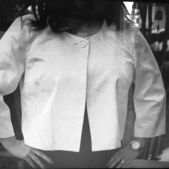 White swing jacket