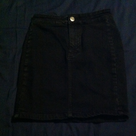 AE high waisted jean skirt