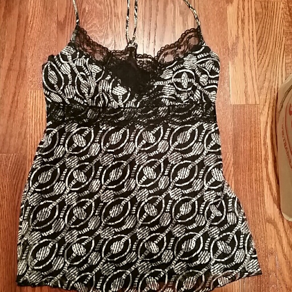 Lace tank.