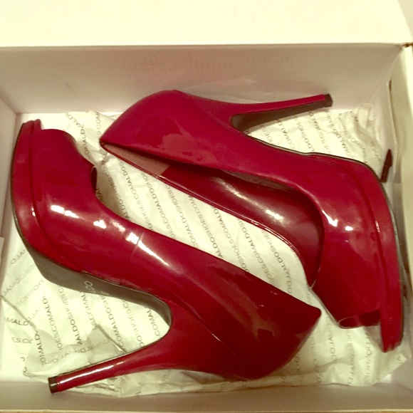 Aldo peep toe high heels