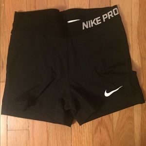 Nike pro compression shorts
