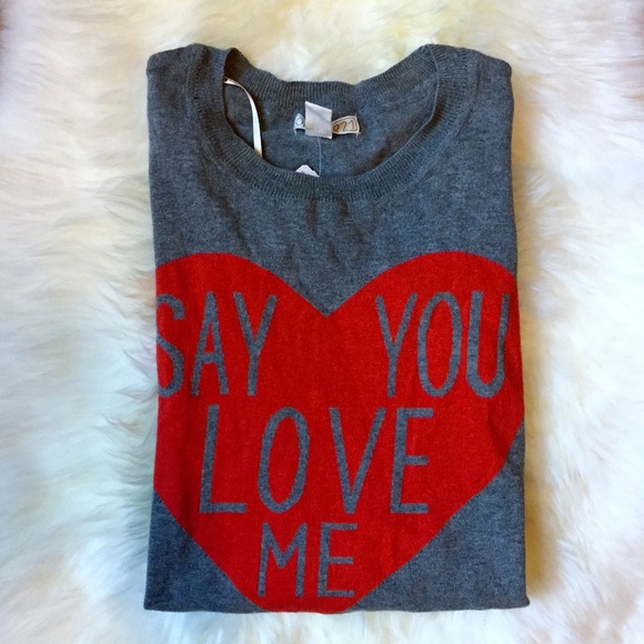 Forever 21 Sweaters - Forever 21 Say You Love Me Sweater