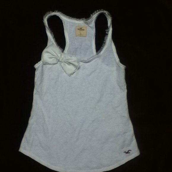 Hollister bow tank top