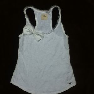 Hollister bow tank top
