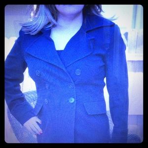 Black pea coat