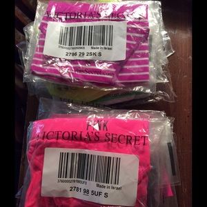 💰SUPER SAVER💰 Sz SM NIP VS PINK LYCRA Brief LOT