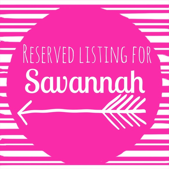 Reserved for @savvymouse