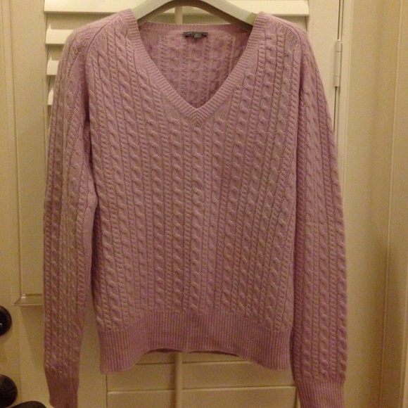 Ann Taylor cashmere sweater - lavender like new