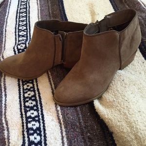 Suede booties