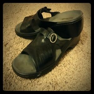 Clarks Black Sandals