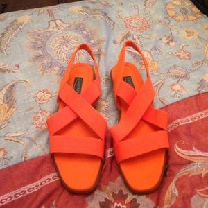 Orange Sandals