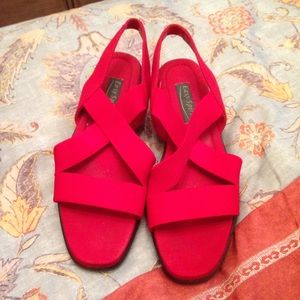 Red sandals