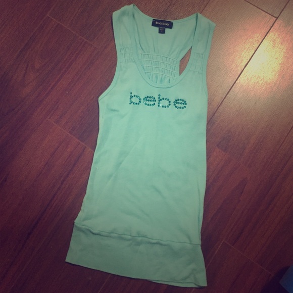 Size small rhinestone Bebe tank (fits like xs)