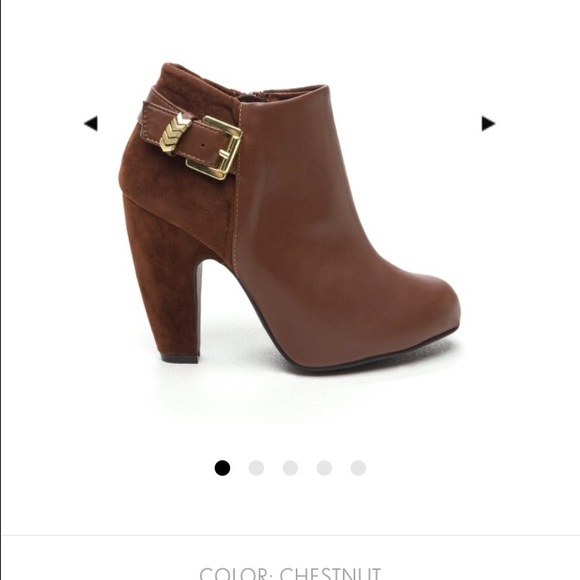 Brown booties