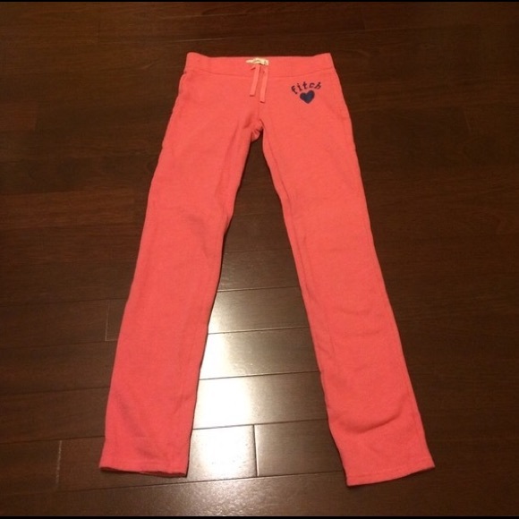 Pink Abercrombie Kids Sweatpants