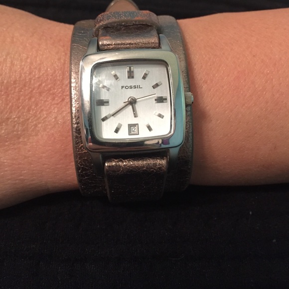 Bronze Fossil watch
