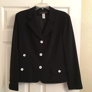 Black and White Dress Blazer