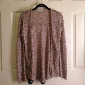 tan/gold cardigan!