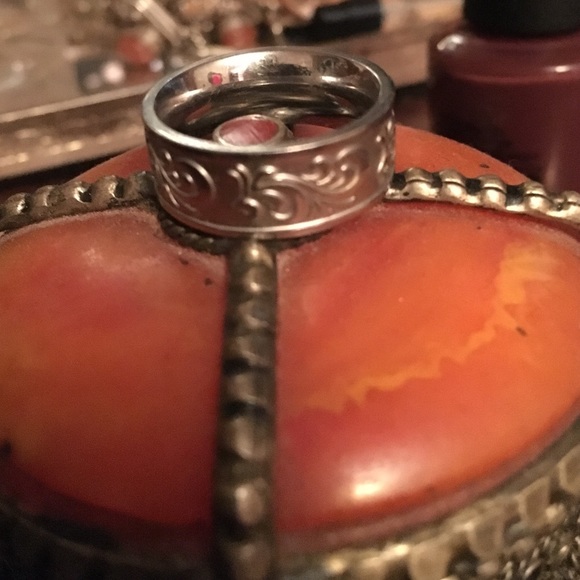 Stainless Steel Filagree ring - Picture 2 of 2