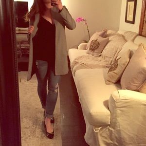 Long houndstooth Jacket