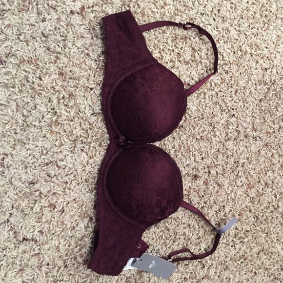Lace push up bra