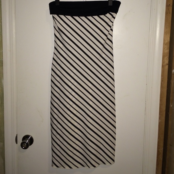 Striped tube dress