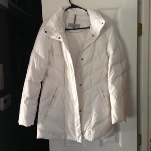 Women's white puffer coat