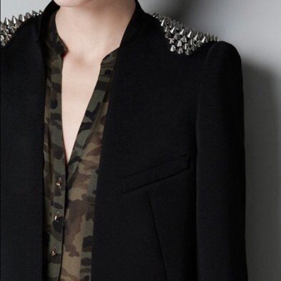 Zara blazer with spikes