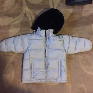 Kids- girls rugged bear puffy jacket
