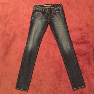 American Eagle jeggings, dark wash size 4 long
