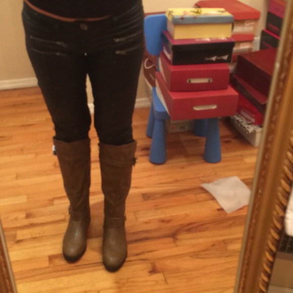 Super hot knee high taupe boots by viviglam Sale💥 - Picture 3 of 4