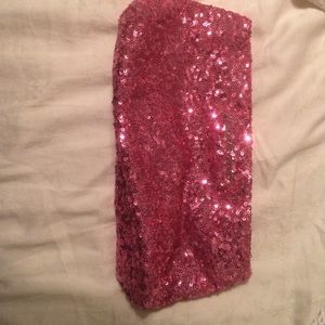 Victoria secret sparkly bag.