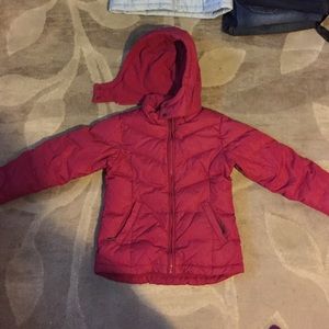 Kids- girls gap pink puffer jacket