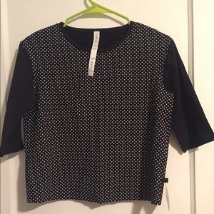 Lululemon polka dot top NWT