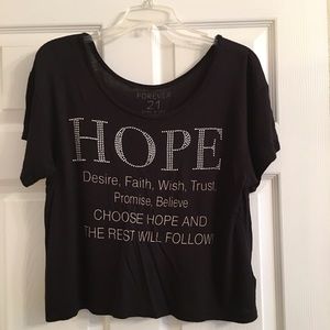 HOPE crop top