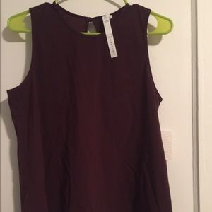 Burgundy Lululemon sleeveless top